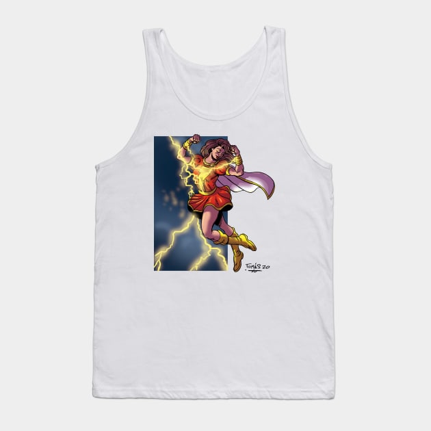 Mary Marvel Tank Top by Tomas Aranda T-Shirts